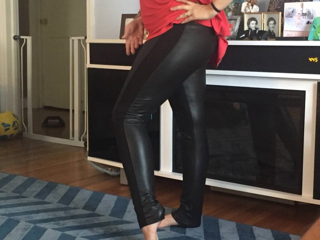 Review of Womens Black Faux Leather Leggings Girls High Waisted Sexy Leather Pants by rachel ehemann