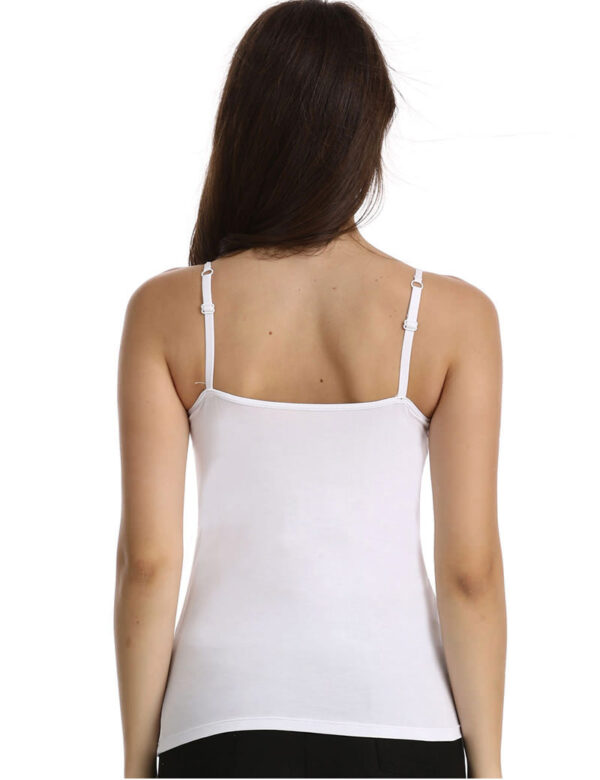 Womens Tank Tops with Built in Bra Adjustable Spaghetti Strap Camisole W3